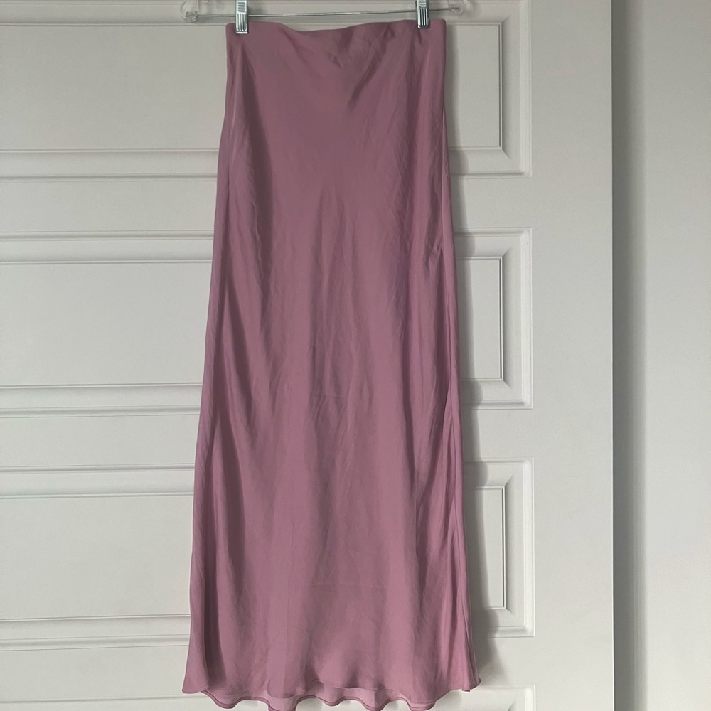 Free People Silky Midi Skirt
